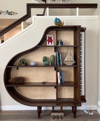 Piano Bookcase - Etsy