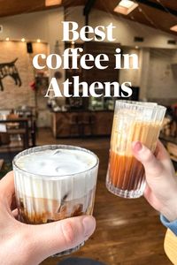 Athens offers such a huge amount of cafés - it is insane! Therefore, we have put together our top three cafés plus a list of other cafés that we liked for you. Check it out on our blog! And save this pin for your trip to Athens. :)