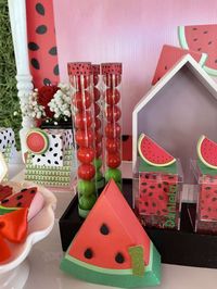 Watermelon Birthday Party Ideas | Photo 1 of 10 | Catch My Party