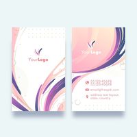 Gradient abstract vertical business card... | Free Vector #Freepik #freevector #ready-print #business-card #vertical-visiting-card #abstract-business-card