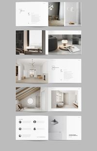 Minimalist Portfolio TemplateShowcase your works in a simple elegant way with this landscape Adobe Indesign template, wether you are a graphic designer, 3D artist or photographer. It is available in the paper sizes US letter an DIN A4.