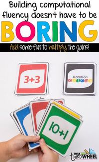 Fact fluency ideas for 2nd through 5th grade - Stop boring your students with math facts. Whether it is addition, subtraction, multiplication, or division, fact practice is more fun as a game. Perfect for math centers or stations!