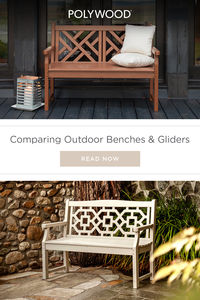 With so many styles of outdoor benches and gliders to choose from, how can you ever decide? We've done the work for you and created a comparison guide to help.