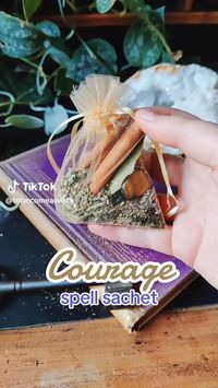 Need a little courage in your life, make this spell sachet and carry it around with you! <3