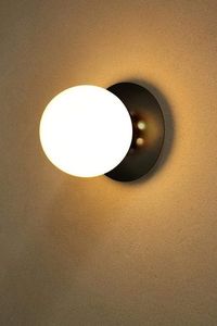 Glass Ball Disc Wall Light | Interior Wall Lights — Fat Shack Vintage