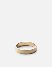 Gold Band 4mm, 14K Gold | Men's Rings | Miansai