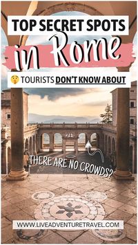 You can see the beautiful parts of Italy's capital city with this Rome Hidden Gems post. These are some of the best things to do in Rome that you might not have heard of. Find out about parts of Rome that will bring your itinerary to life. Things to do in Rome that are unique and unusual can be found in this travel guide. The must-see destinations are always crowded. Take these Rome tips on your trip to Rome to make it even better!