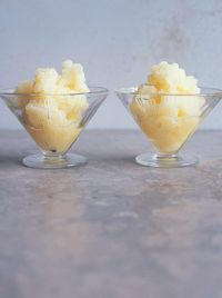 Pear and Lemon Granita