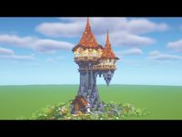 Minecraft | How to Build a Fantasy Medieval Tower (Tutorial) - YouTube