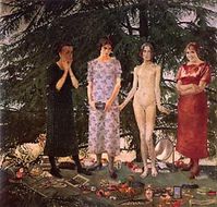 Felice Casorati 1912 le signorine