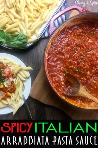 I’m a huge fan of Rao’s Homemade pasta sauces, but those little jars are pricey. This Spicy Arrabbiata Sauce recipe will cost you a fraction of the price. It also happens to be low carb and Keto friendly if you want to skip the pasta and opt for grilled chicken or meatballs instead!