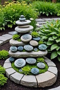 Outdoor decor inspiration! Discover 20 creative stone garden decorations to elevate your backyard, from rock cairns to mosaic pathways. Get inspired and start DIY-ing now!