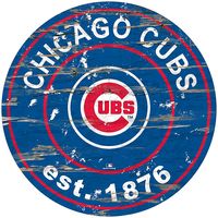 Officially Licensed MLB 24" Established Date Sign - Chicago Cubs Now this is fan-tastic! This "WOW" piece features the team name and team logo with when team was established. Hang it in your office space, the den or gift it to the big fan in your life!  What You Get       Team licensed     Approx. 24"     Digitally printed on MDF wood for clarity     USA