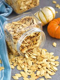 Roasted Pumpkin Seeds - Olga in the Kitchen