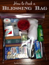 How to Pack a Blessing Bag to help those in Need - Keep in Your Car or Donate to a Homeless Shelter