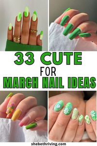 33 Cute March Nail Designs To Make You Feel Lucky