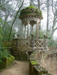 Garden in Quinta Regaleira Palace / Sintra, Portugal