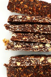 Healthy Brownie Granola Bars