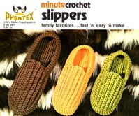 Minute Crochet Slippers for the Whole Family Fast and Easy to Make - Vintage Crafts and More