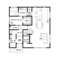 デザインと家事ラクにこだわった スキップフロアのある住まい │建築実例│【公式】クレバリーホーム (cleverlyhome) 自由設計の住宅メーカー