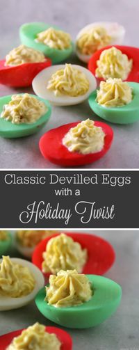 Raise you hand if you adore a good devilled eggs recipe like I do! If you invite me to your Christmas pot luck, I can predict you’ll find me at the food table, smack next to the devilled eggs. One can never have too many and there are so many excellent recipes out there….but I …