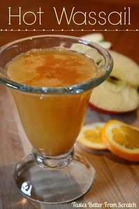 Hot Wassail is like the tastier sister to Apple Cider.  It has a hint of orange and yummy spices that make it delicious!  My mom always brewed a big pot of hot wassail for us on Christmas Eve. It’s a tradition she grew up with as a little girl. I usually like to... Read More »