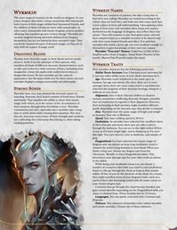 Wyrmkin 1.0 - A race of draconic humanoids that share their innate magic with their friends.: UnearthedArcana