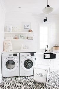 Love this laundry room