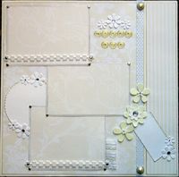 wedding scrapbook page