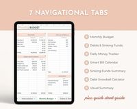 Use the Ultimate Zero Based Budgeting spreadsheet for managing your money in a Monthly Budget. Easily organize your monthly finances all in once place - debt snowball calculator, sinking funds, monthly bill calendar all at your fingertips. Skip the complicated apps, envelopes and math. All you need to do is put in your information and the spreadsheet will do all the calculations for you!