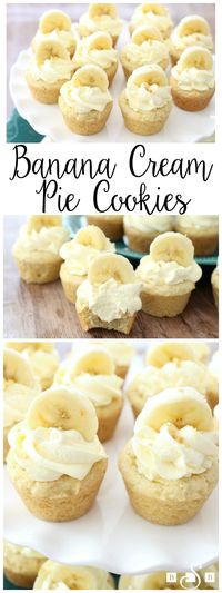 BANANA CREAM PIE COOKIES - Butter with a Side of Bread