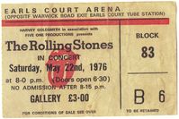 The Rolling Stones - Earls Court ticket