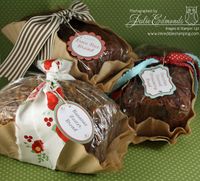 Tasty gift w/ coffee filter wrappers!