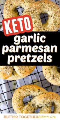 There is nothing like a savory, soft, chewy pretzel! These Garlic Parmesan Keto Pretzels from Butter Together Kitchen are the perfect snack to satisfy your next craving for carbs! There is just something so satisfying about biting in to a soft, warm, chewy pretzel.