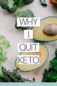 Why I Quit Keto – The Dangerous Truth. Losing weight and transforming your life are claims of keto. But what are the long term effects? My experience with keto took a turn for the worse.  Here's why I quit keto and how you can too.  #keto #ketogenic #ketosis #ketodiet #quitketo