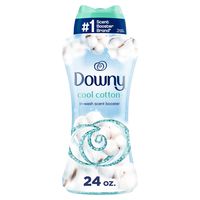 Experience freshness like never before with Downy In-Wash Laundry Scent Booster Beads. Downy's scented beads formula protects your clothes from lingering odors with its Antioxidant Technology while providing 6X longer-lasting freshness* after every wash. Keep all your fabrics smelling fresh with Downy In-Wash Laundry Scent Booster Beads and enjoy more of the airy Cool Cotton scent you know and love. Plus, our recyclable packaging makes your new laundry routine easier-just pour and toss in your w