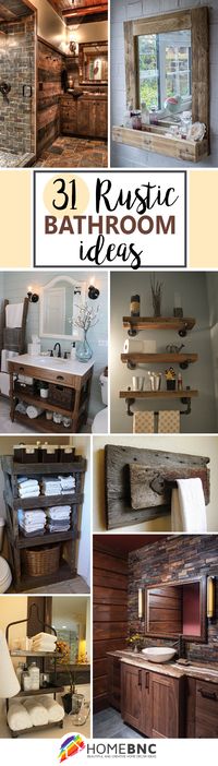 31Of the Best Rustic Bathroom Ideas