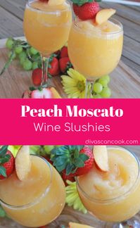 How to Make Wine Slushies ~ Peach Moscato | Fresh Chilled Peach Moscato Slushies! 😋 😋 😋 😋 😋 🍑 🍑 🍑 🍑 🍑 🍓 🍓 🍓 🍓 🍓 🍓 🍸 🍹 🍾 🍹 🍸 🍾 #moscato #slushies #peach #wine #freshfruit #frozencocktails #summerdrinks