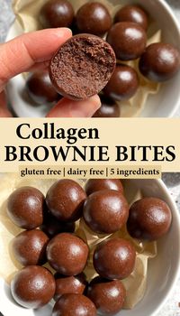 Collagen Brownie Bites - Bake It Paleo