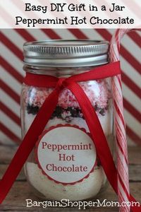 Easy DIY Peppermint Hot Chocolate