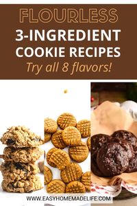 8 Genius Ways to Make 3-Ingredient Cookies Without Flour