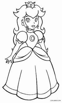 Printable Princess Peach Coloring Pages For Kids | Cool2bKids