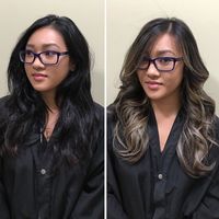 Smokey ash blonde balayage done on virgin dark brownresults vary by hairbypamila