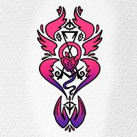 Maiah Kiana | I have been loving Hazbin Hotel lately, and I would lovvve to do some tattoos from it! Here are two fun filigree designs that I thought… | Instagram