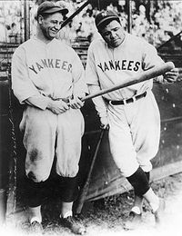 Lou Gehrig and Babe Ruth