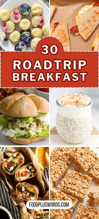 Get going with this collection of breakfast ideas for your road trip! Don't worry about where to eat – we've got simple options that are perfect for traveling. From quick snacks to hearty meals, these ideas will keep you satisfied while you're on the move. Say goodbye to bland breakfasts and hello to delicious options that will make your journey even better. Plus, we've included ideas that kids will love, so the whole family can enjoy a tasty start to the day.