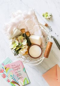 How To Make A Mother's Day Self Care Gift Basket | Hello Glow