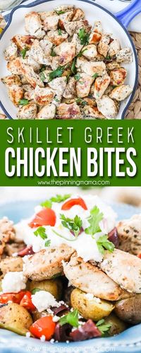 BEST Greek Chicken Bites