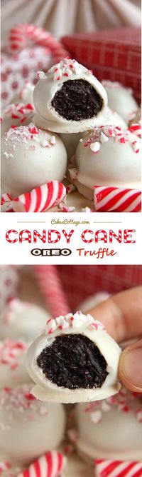 Hooked on traditional holiday baking? These candy cane oreo truffles could be new Christmas tradition that you could start with your family.