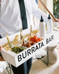 For more inspiration, take a look at our Instagram @_forbetterforworse_ ⭐ Repost IG @caratsandcake #burratabar #weddingday #drinksreception #weddingplanning #weddingideas #weddinginspiration #canapes #antipastistation #foodstation